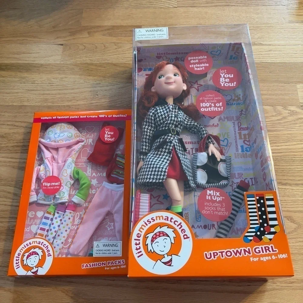 Vintage Uptown Girl Little Miss Matched Doll NEW W/ Outfit Set 32 Outfits